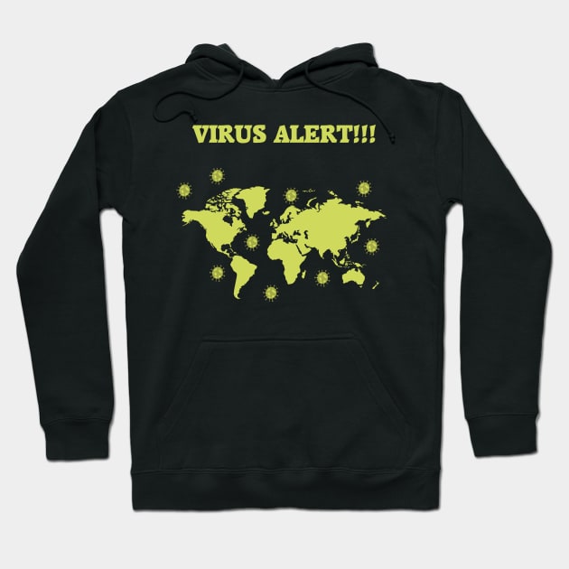 Virus Alert Hoodie by JevLavigne